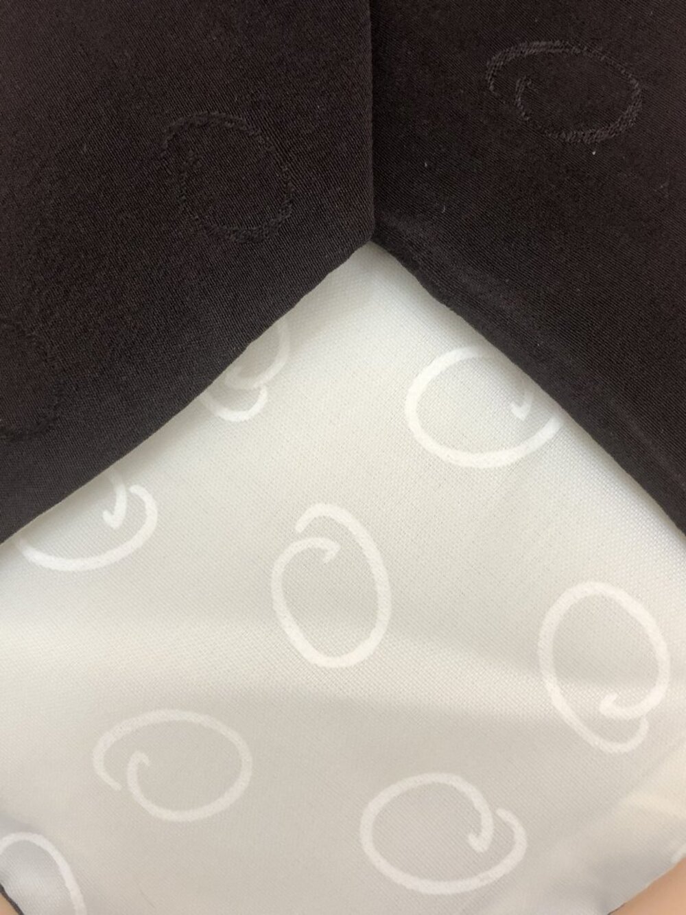 Vintage Oscar de la Renta Tie – Black Tonal Pattern | USA Made Quiet Luxury - Picture 7 of 9
